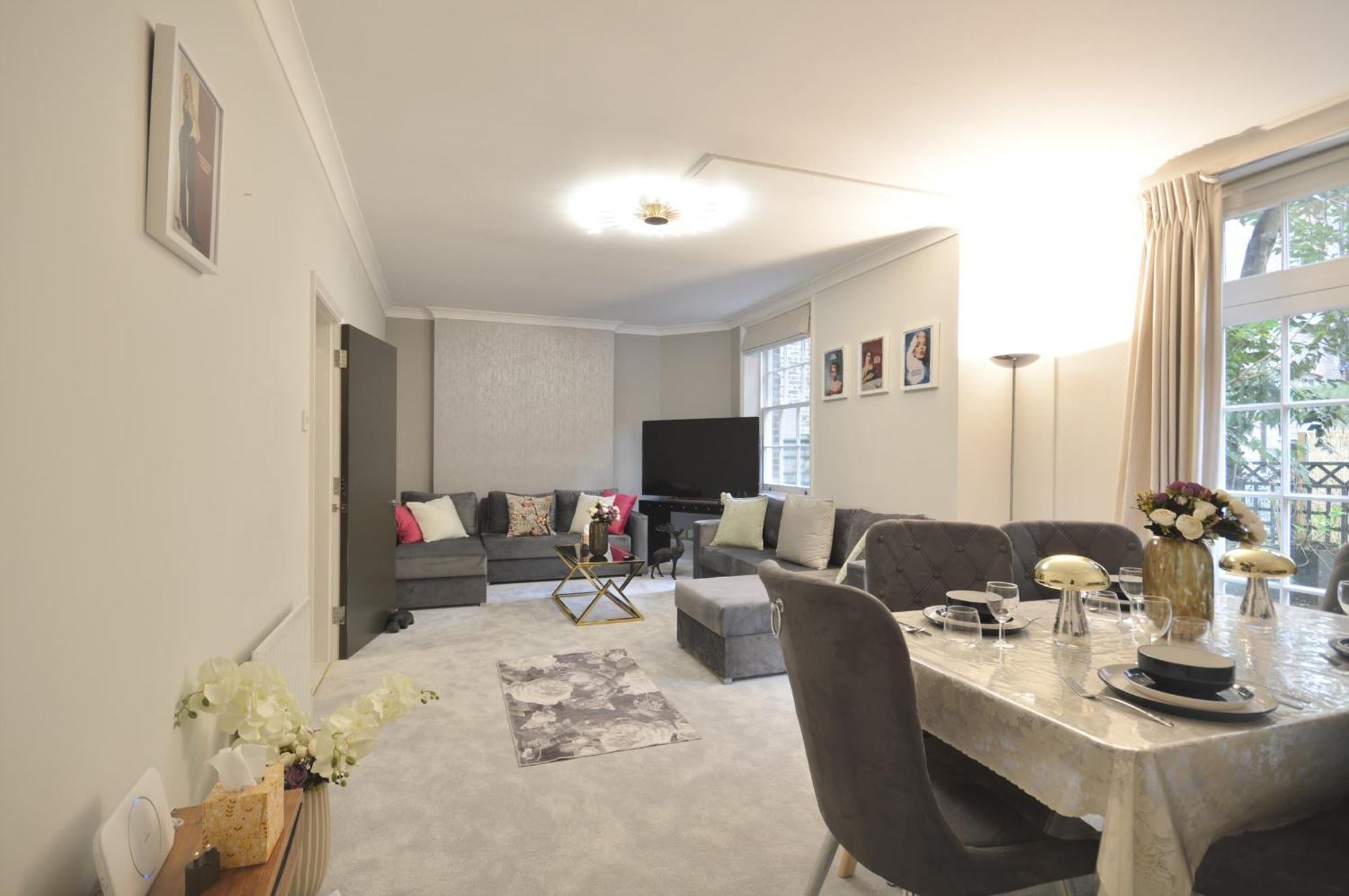 Kensington Apartment, Breakfast, 2 Baths Londra Dış mekan fotoğraf