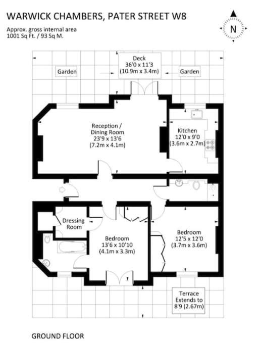 Kensington Apartment, Breakfast, 2 Baths Londra Dış mekan fotoğraf